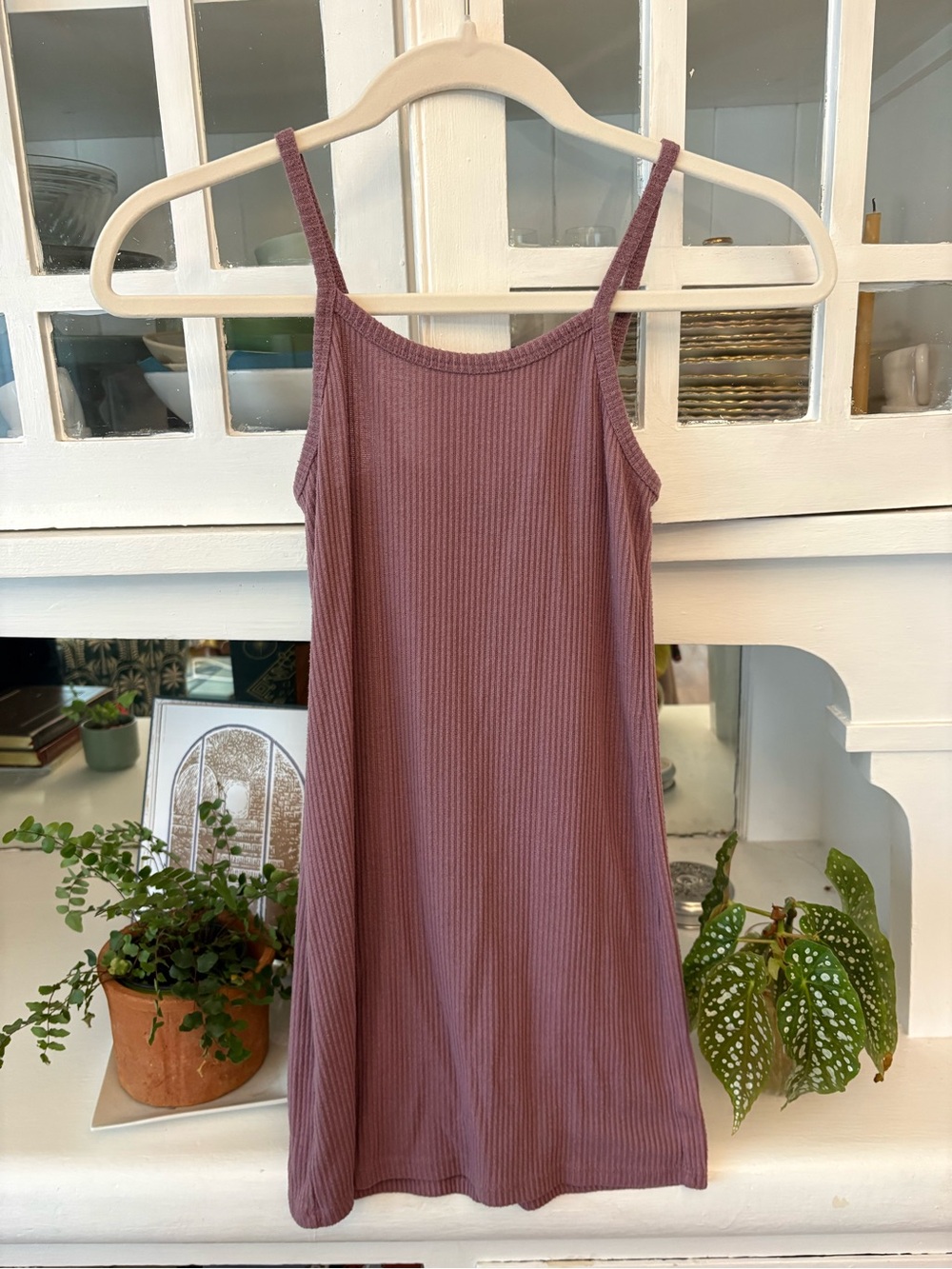 art class Dusty Rose Ribbed Knit Dress and Swearer set